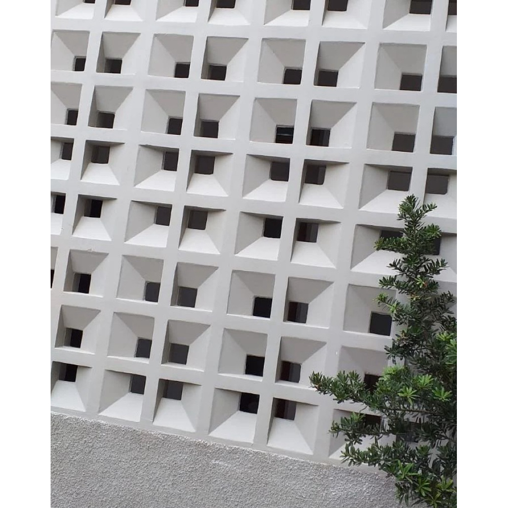 ROSTER BETON 2Sisi LB 1 SUDUT | Konsep Berkah Roster - Roster beton minimalis komando