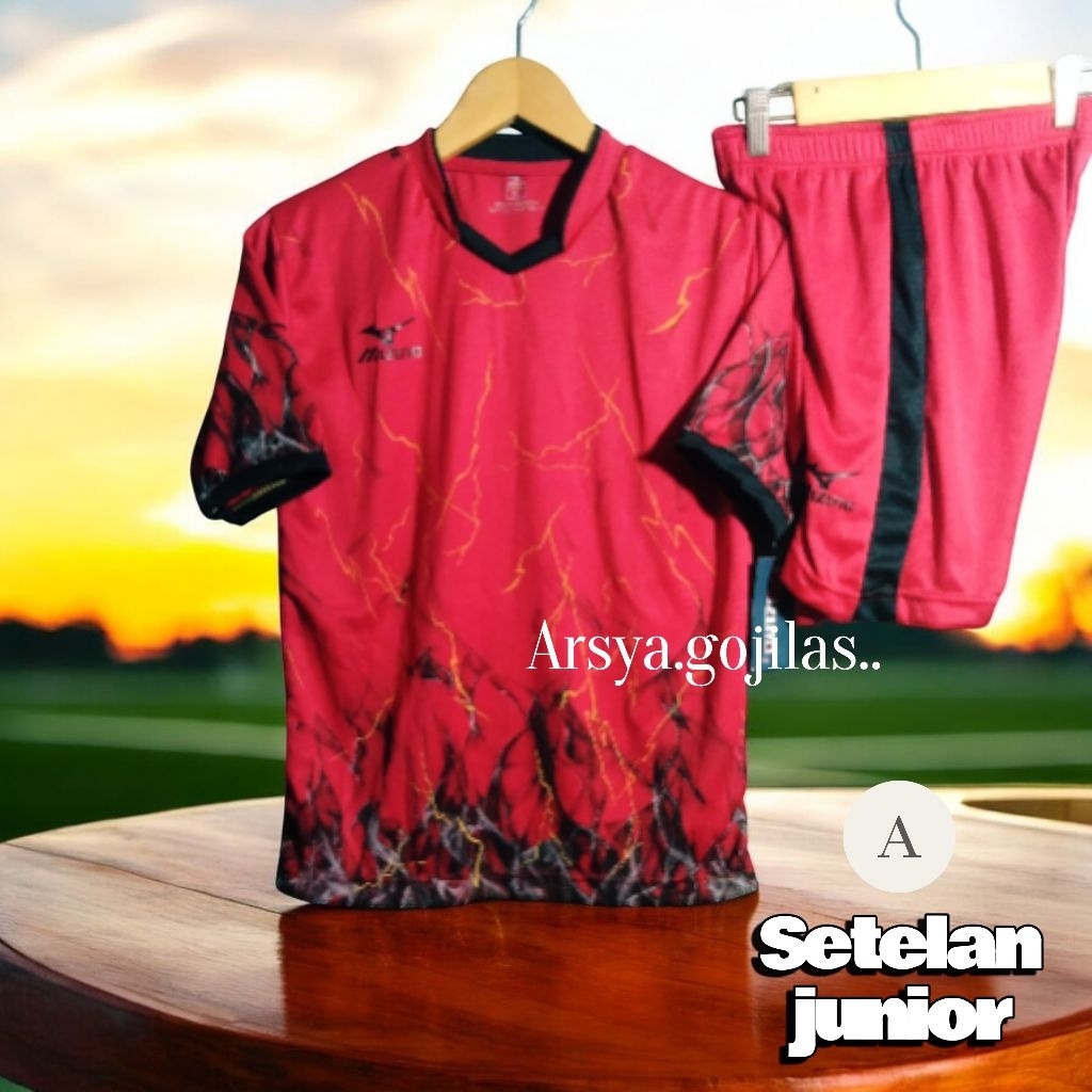 baju bola futsal olahraga jersey setelan junior anak2 cewek cowok Umur 5/13 tahun