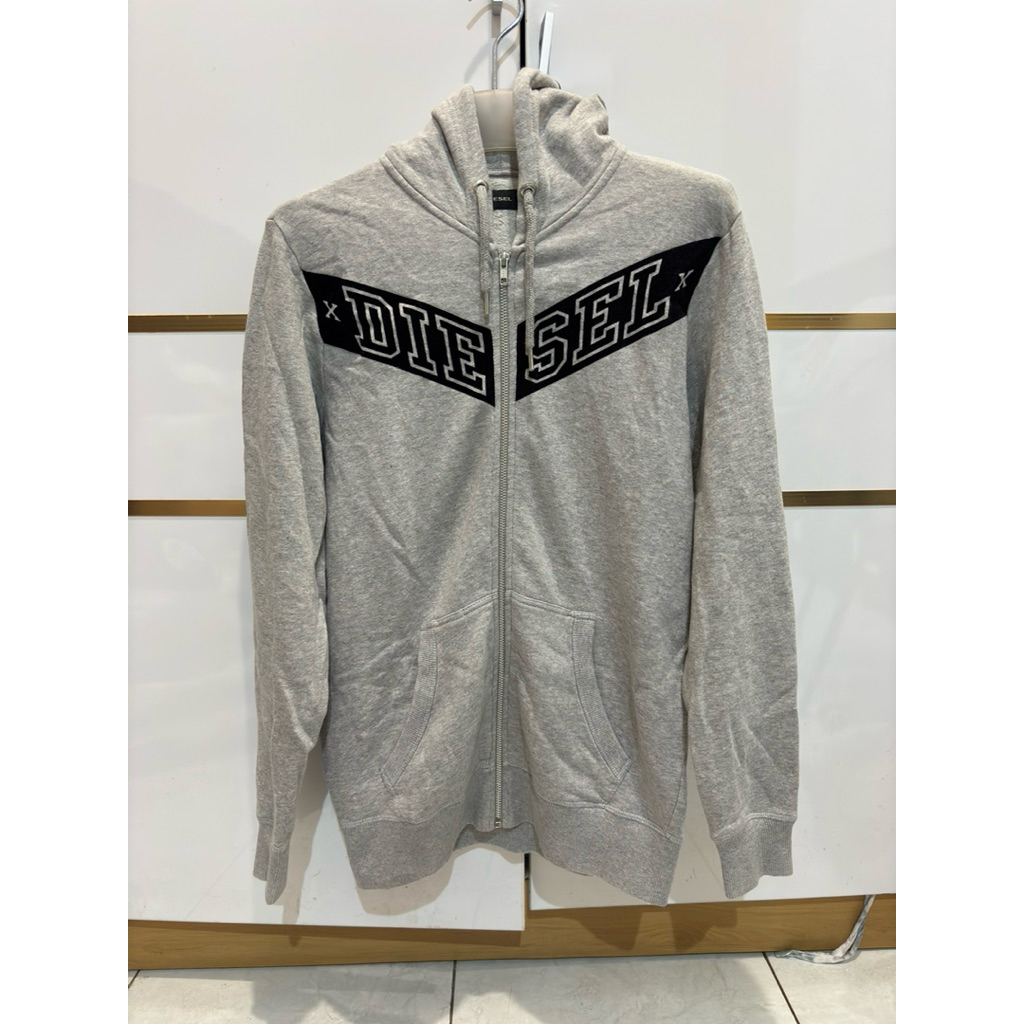 Jaket hoodie Diesel grey