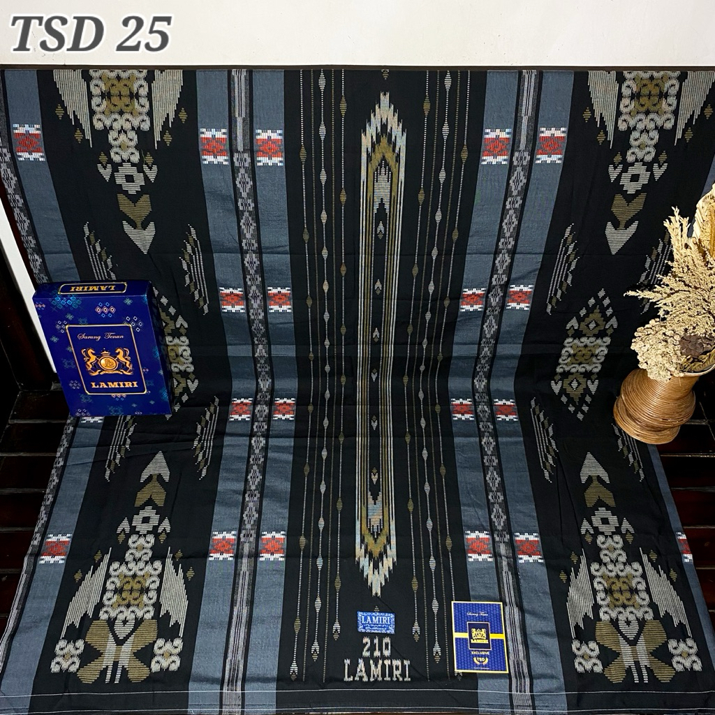 Sarung Lamiri TSE TSI TSD motif songket timbul
