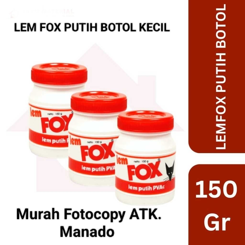 LEM FOX PUTIH BOTOL KECIL