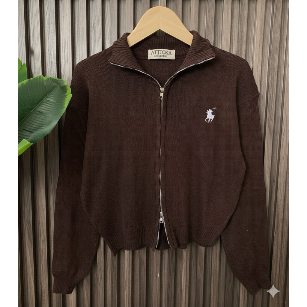 ZIPER RAJUT POLO PREMIUM