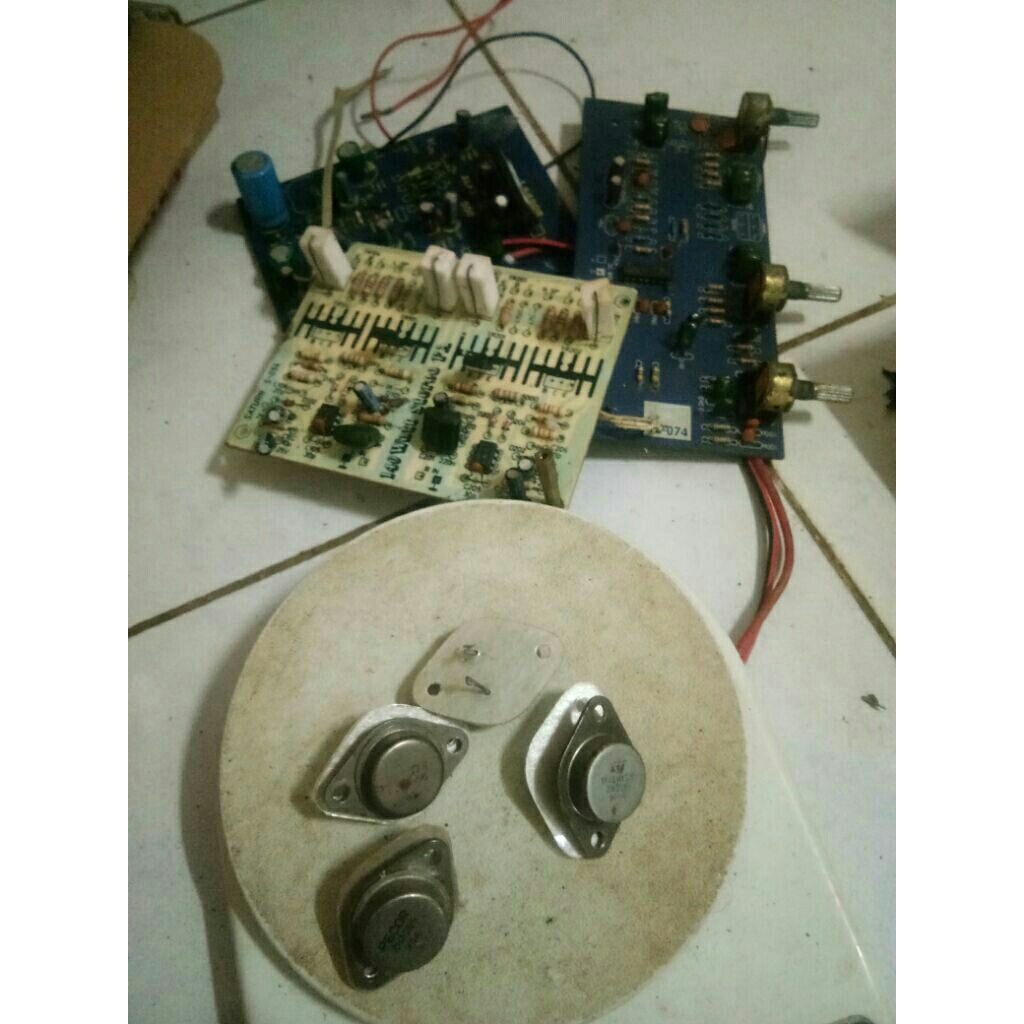 barang rusak power amplifier 150w 140w super basoka la4508 tone control tl074
