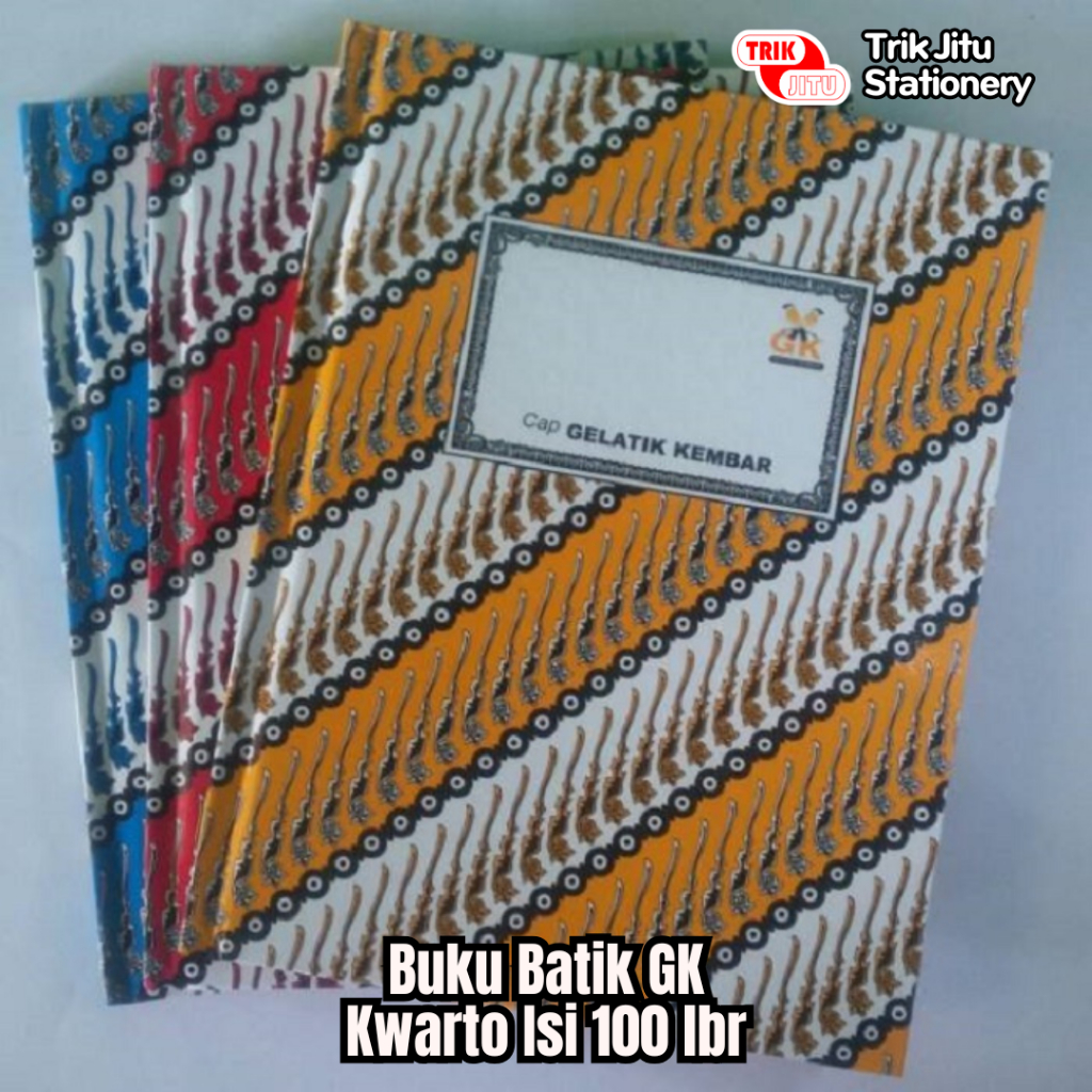 Buku Batik Quarto Hard Cover Gelatik Kembar Isi 100/200