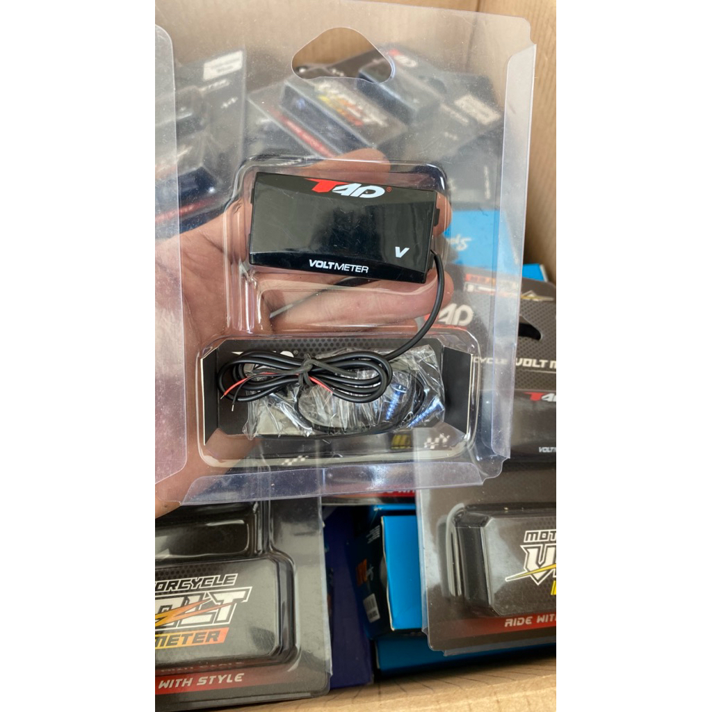 VOLTMETER TAD PENGUKUR AMPERE AKI MOTOR VOLT METER