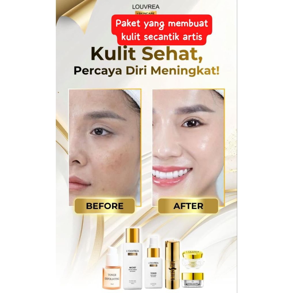 [Terlaris] Paket flek hitam Louvrea skincare