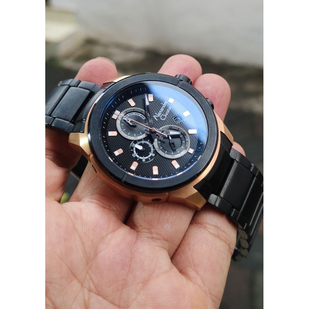 jam tangan original Alexandre Christie pria second bekas