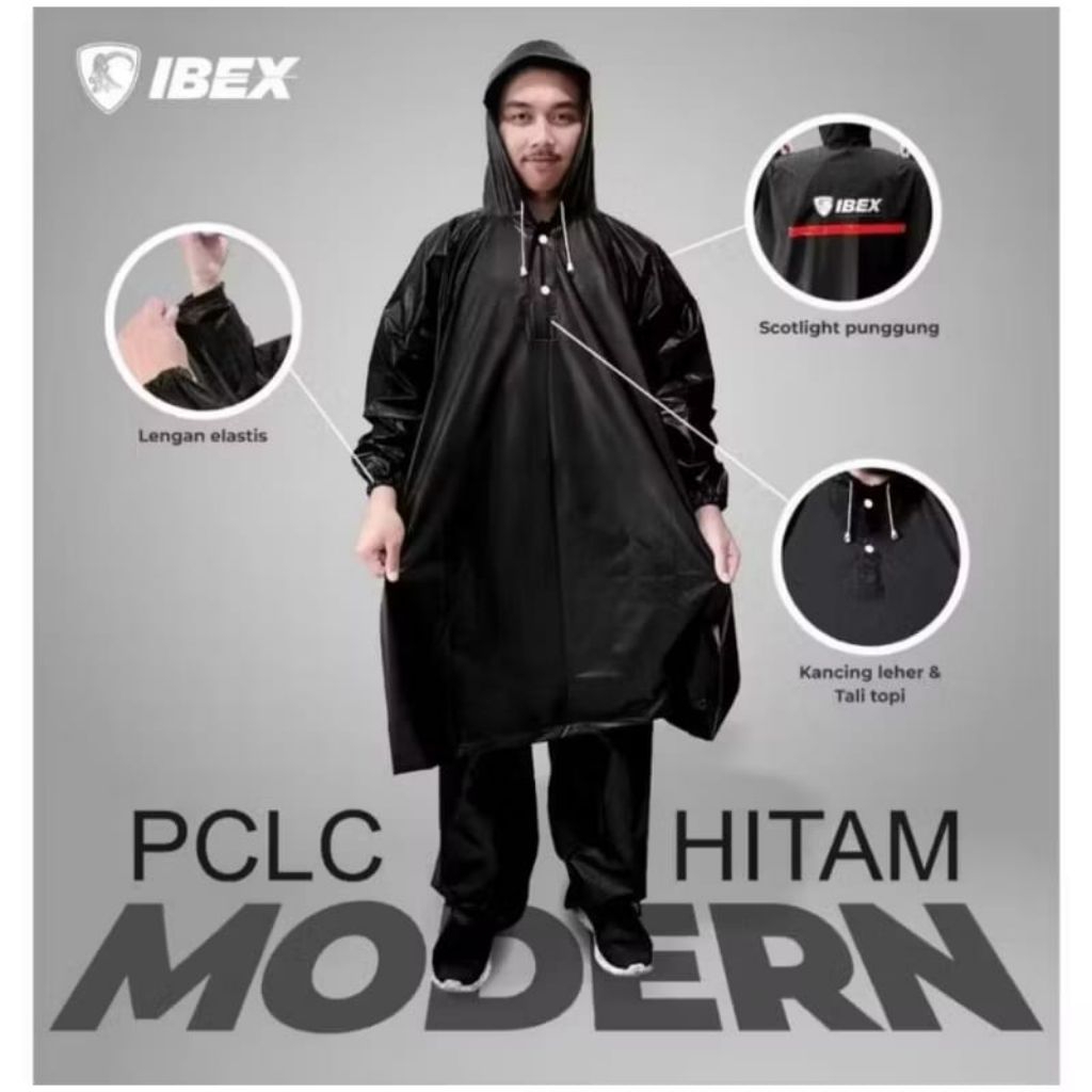 Jas Hujan Ponco Lengan Celana Jumbo/Jas Hujan Jumbo PVC