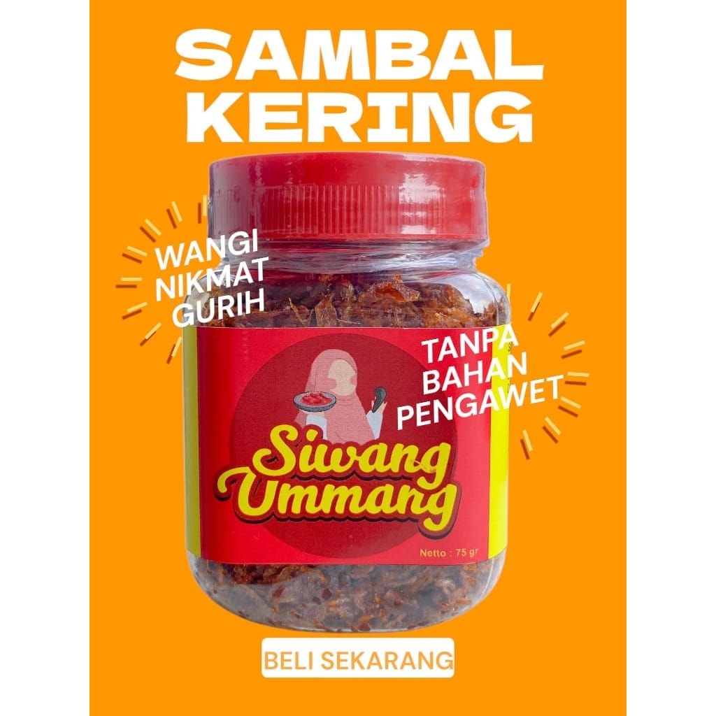 Siwang / Sambal kering / Sambel Siwang / Terasi bawang / Siwang Ummang