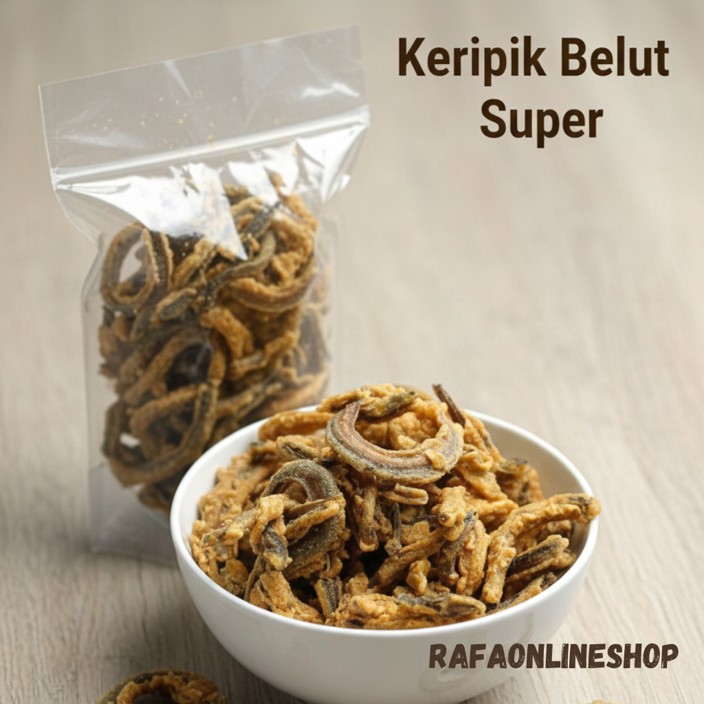 Keripik Belut Super Istimewa / Belut Goreng Renyah Gurih Fresh Oleh oleh khas Jogja