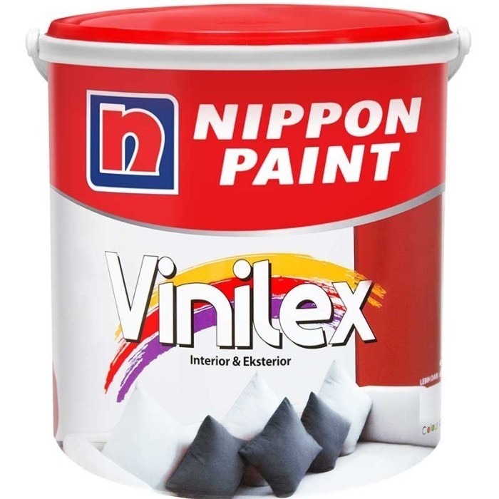 CAT TEMBOK NIPPON PAINT VINILEX INTERIOR BASE PASTEL 5 KG OW 2242P APPLE WHITE TINTING