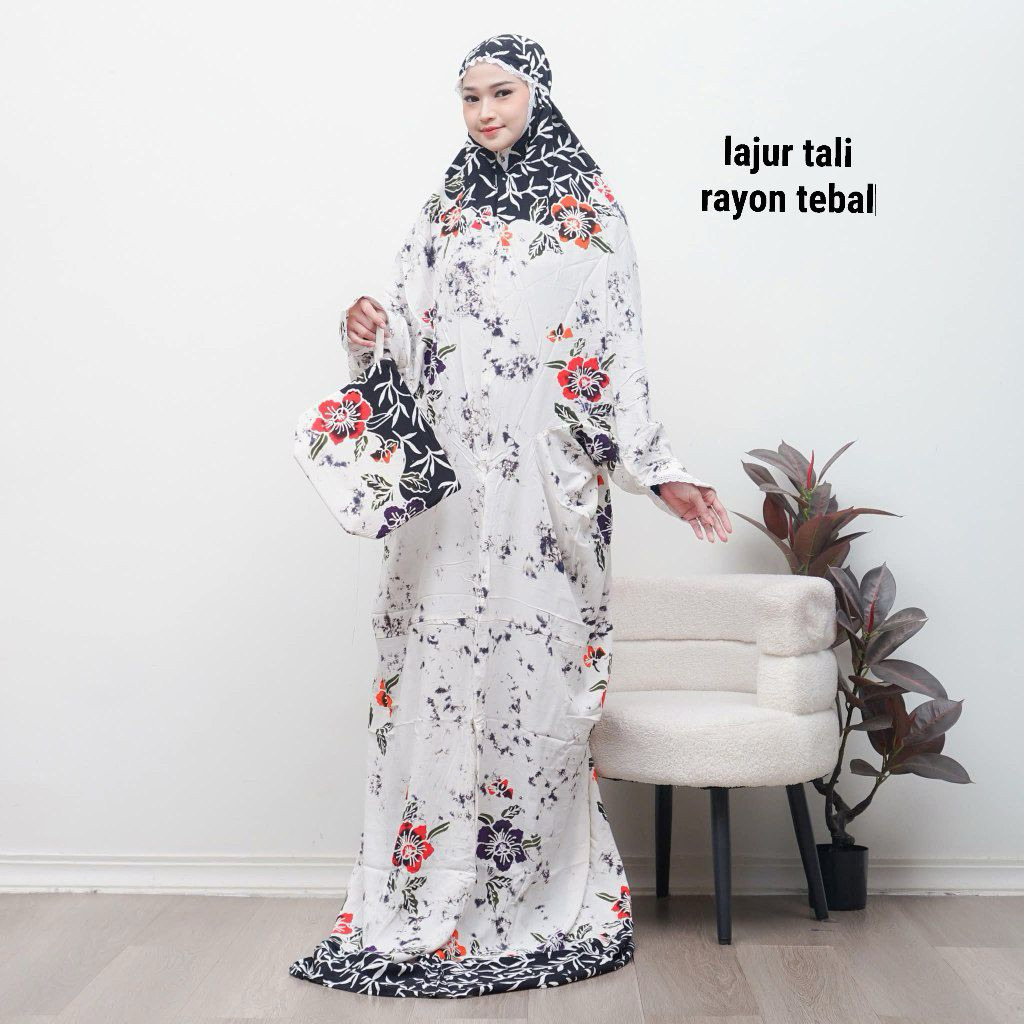 MUKENA TERUSAN RAYON JUMBO BATIK CAP PEKALONGAN