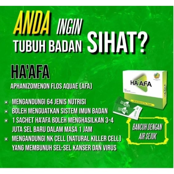 Superfood Lengkap HA’AFA Stem Cell – Nutrisi Stem Cell
