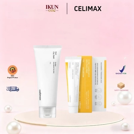 CELIMAX Brightening Pore & Spot Cream 35ml+CELIMAX The Real Noni Refresh Clay Mask 120g