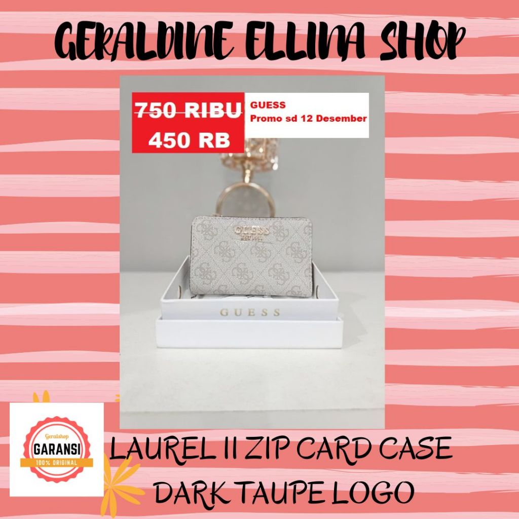 Dompet lipat wanita Guess 100% original sale seri KEILLAH LONG