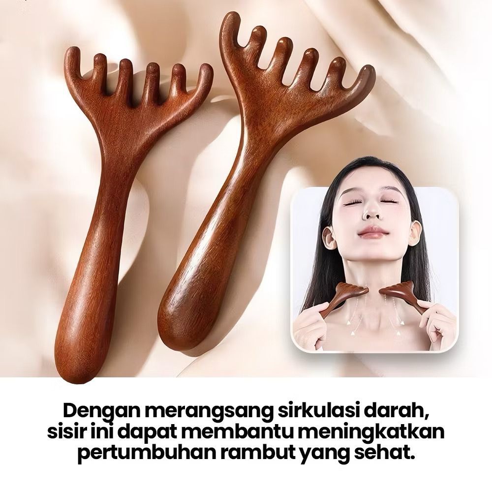 KAYU PIJAT Palu Original Terapi Model Ketukan Terapi Pijat Refleksi Alat Kesehatan Kayu Pijat Terapi