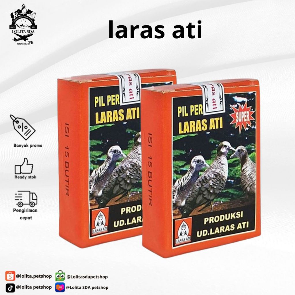 LARASATI PERKUTUT - PIL LARASATI PERKUTUT SUPER AGAR KUTUT MAKIN GACOR