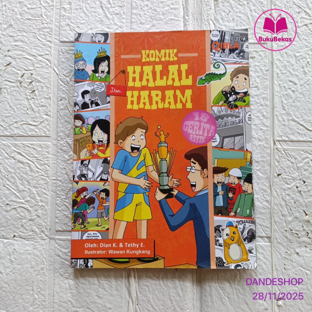 Komik Halal dan Haram - 18 Cerita Asyik - Komik Anak Islami Bekas Preloved Qibla