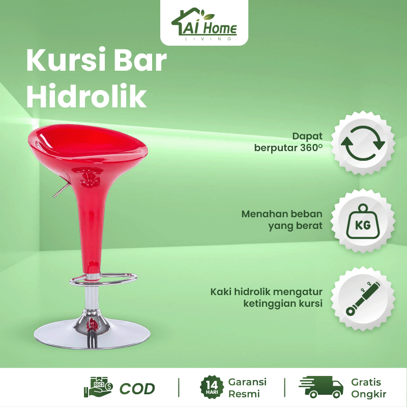 Aihome Living Kursi Bar Kursi Cafe Kursi Bar Dapur Minimalis Kursi Mini Bar Kursi Minimalis