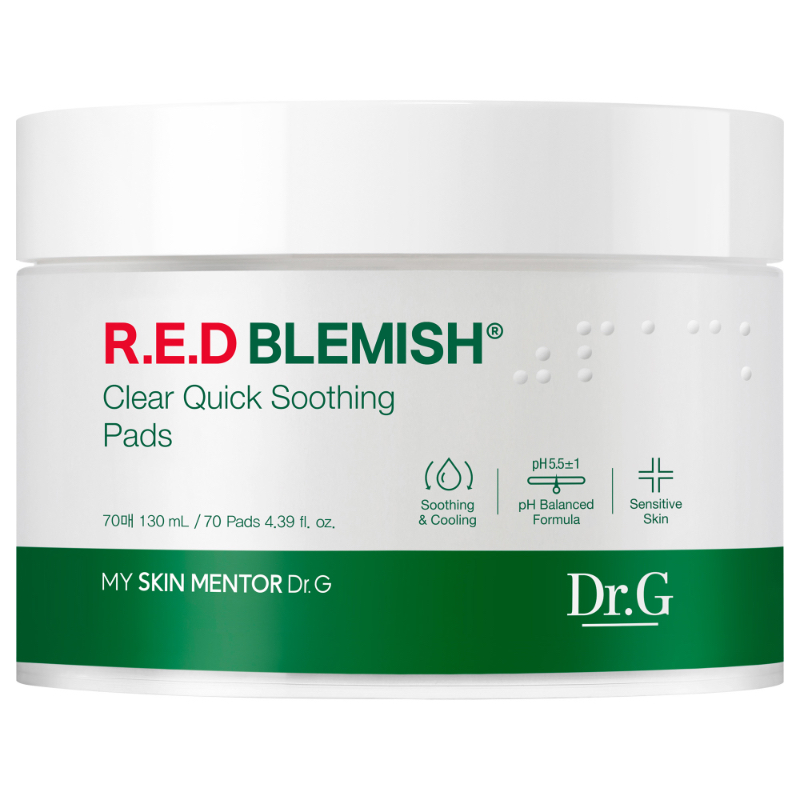 DR.G RED BLEMISH CLEAR QUICK SOOTHING PADS