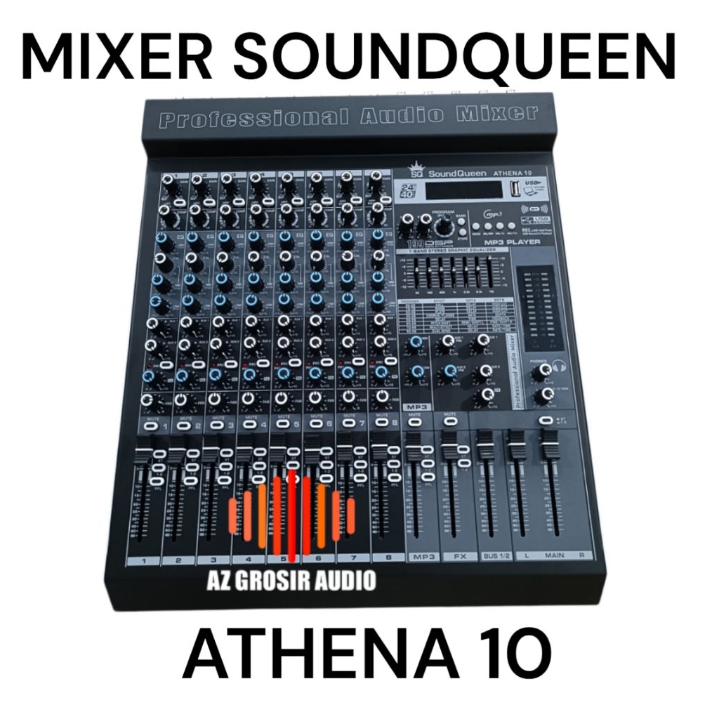 mixer soundqueen Athena 10 Chanel mixer soundqueen 10 chanel