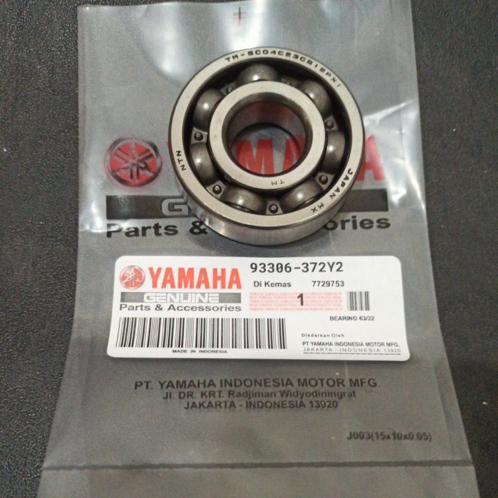 LAHAR BEARING KRUK AS 63/22 MIO LAHER KRUK AS YAMAHA MIO LAHAR KRUK AS MIO