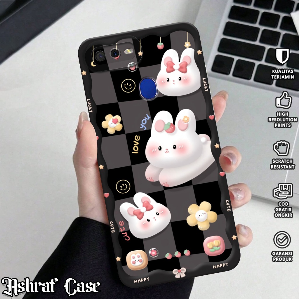 Softcase Hp For Oppo A5S / A12 / A11K / A7 [ BR - PNK ] - Case Hp For Oppo A5S - Kesing Hp For Oppo 