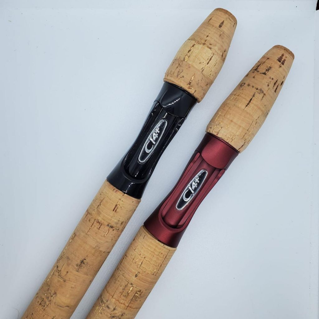 Reelseat handle Cork C14 Original grade AAA Motif serat kayu panjang 33,5 cm