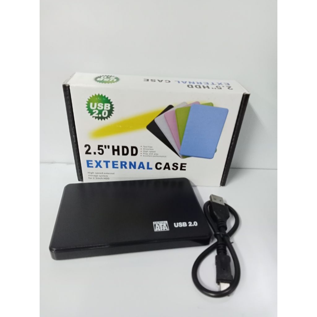 HDD CASE CASING HARDISK EXTERNAL 2.0 / CASING HARDISK SATA 2.5 INCH SATA USB 2.0
