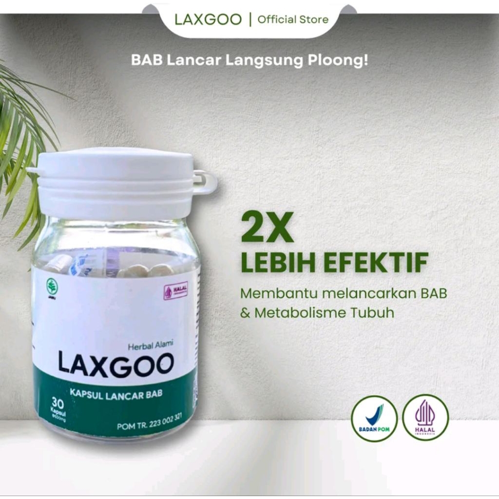 NEW Laxgoo Suplemen Obat Diet LAXGOO AMPUH PELANGSING HERBAL Obat Diet Pelangsing Tubuh Sera Curah 1