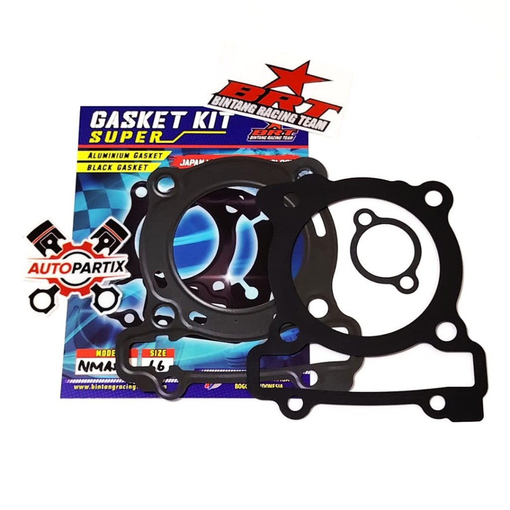 PAKING ATAS BAWAH BRT NMAX AEROX LEXI 66 mm GASKET BRT PAKING BLOK HEAD 66mm ALL NEW NMAX ALL NEW AE