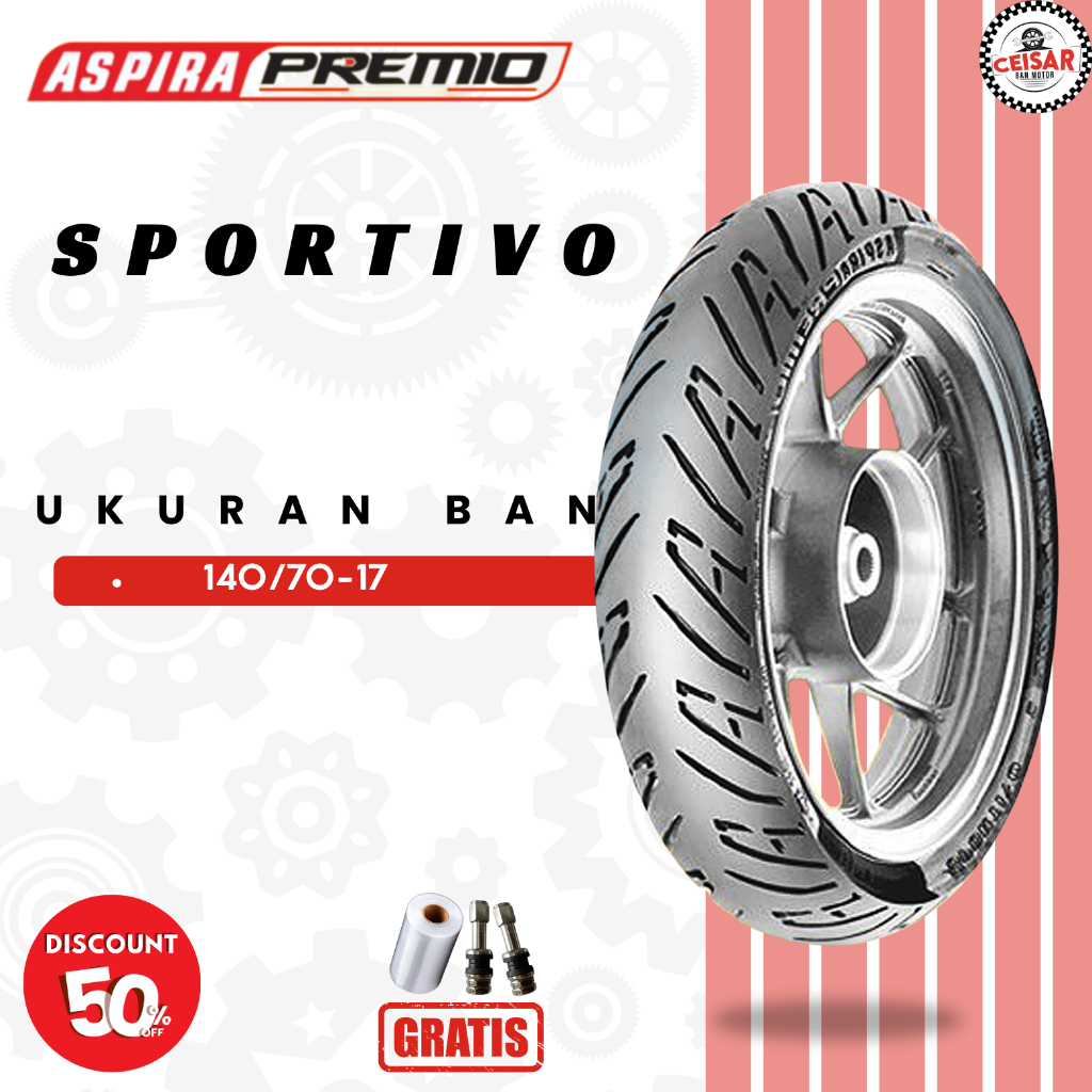 Ban Motor ASPIRA PREMIO SPORTIVO 140/70 Ring 17 Tubeless