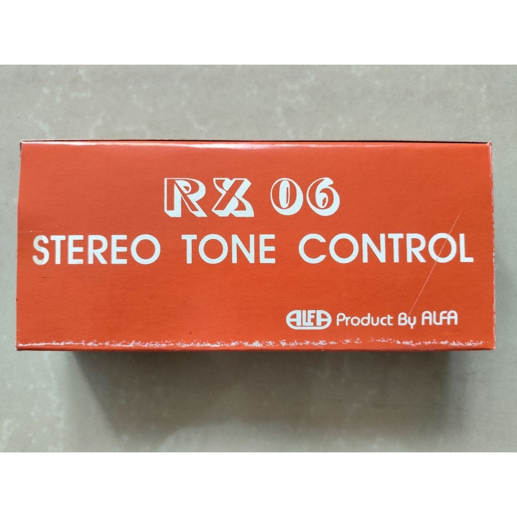 Tone Control Stereo RX 06 ALFA - Kit Preamp 4 Potensio Volume Bass Treble Balance