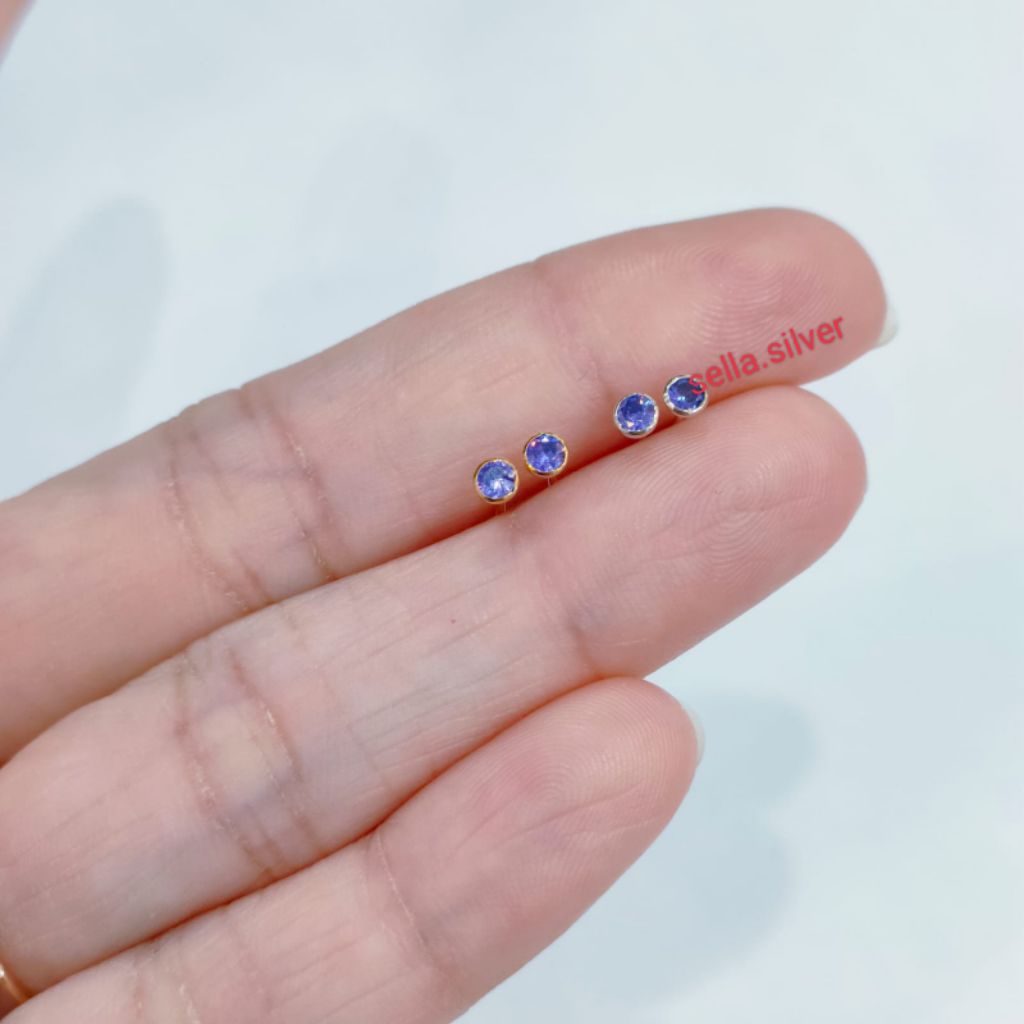 Giwang Tusuk Bayi 0.25 Gr Perak 925 Lapis Mas