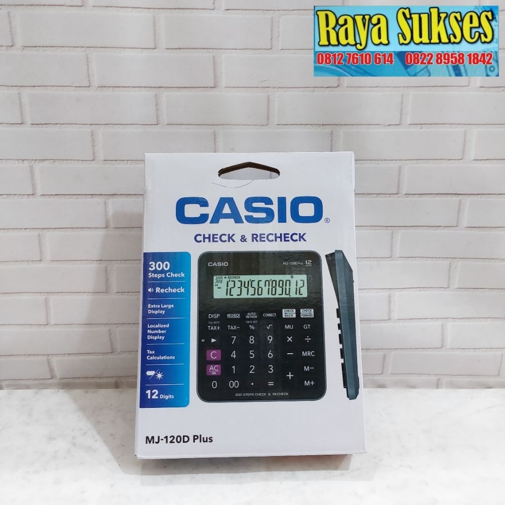 Calculator Casio Mj-120D Plus / Calculator Casio 12 Digits/ Calculator Casio