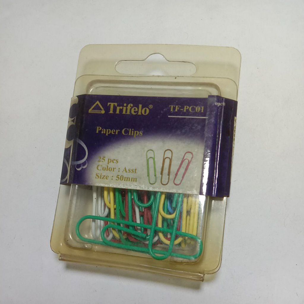 Paper clips TRIFELO 25 PCS ukuran 50mm (Besar)