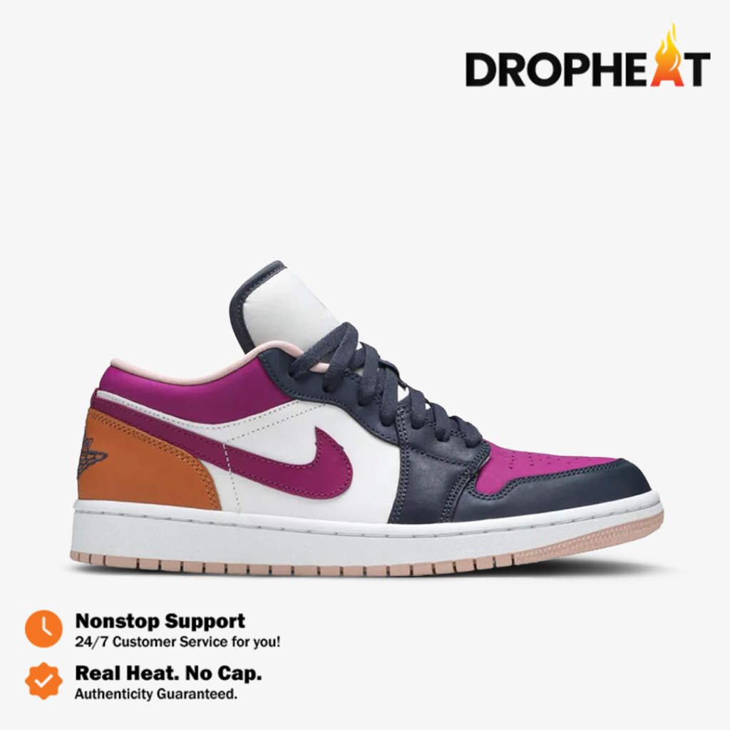 Nike Air Jordan 1 Low SE Mismatched Purple Magenta