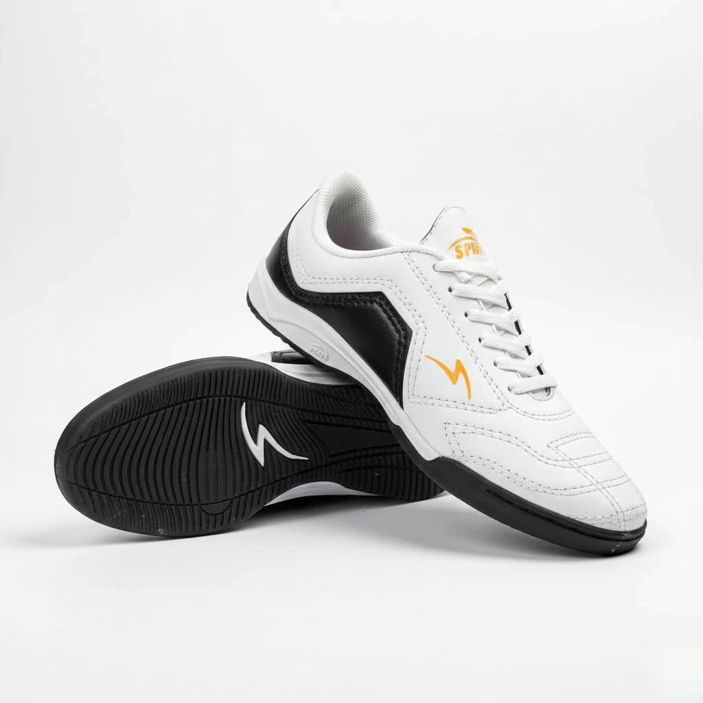 Sepatu futsal specs Lightspeed Astera In white/Black Grade ori