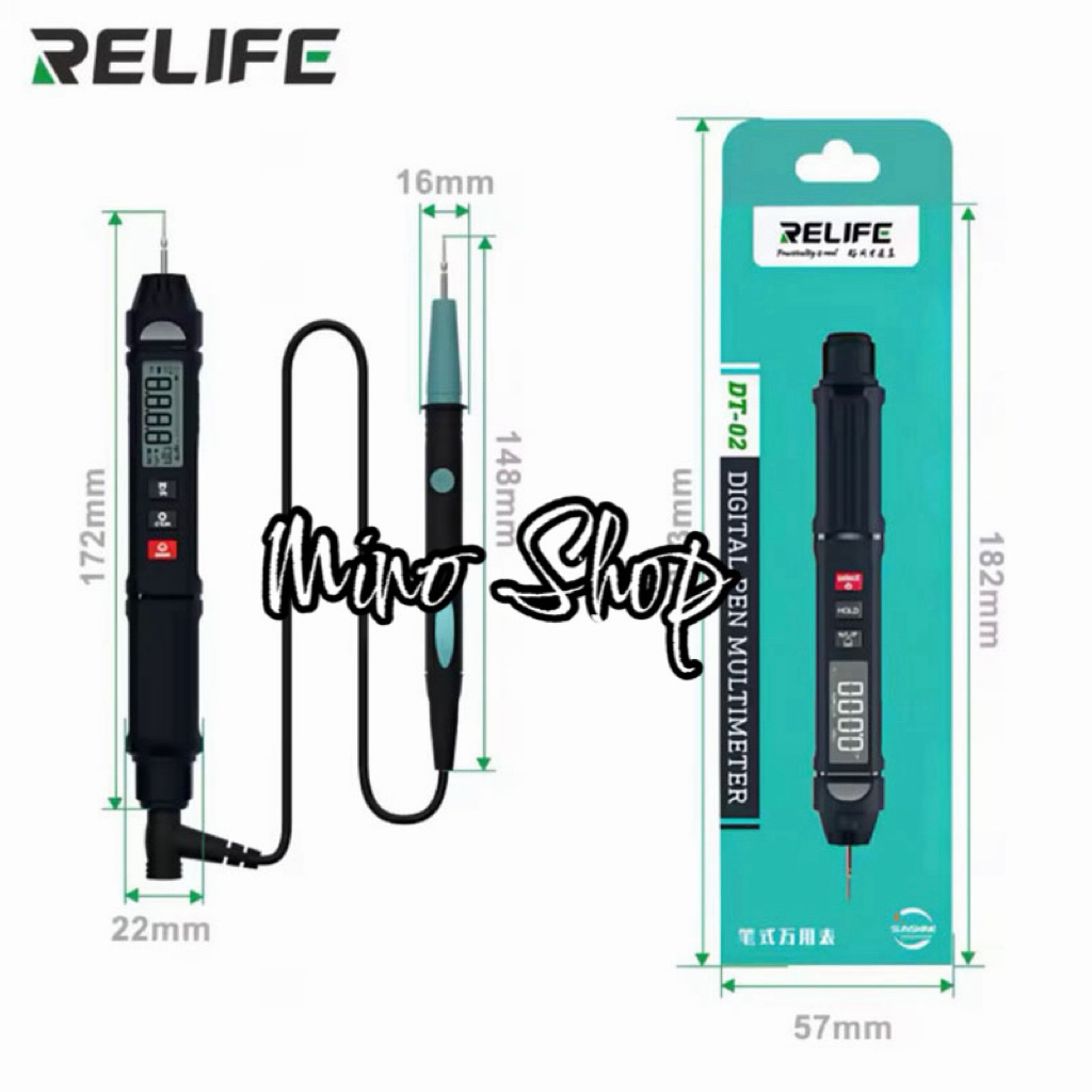 MULTITESTER DIGITAL PEN - SMART PEN MULTIMETER RELIFE DT-02
