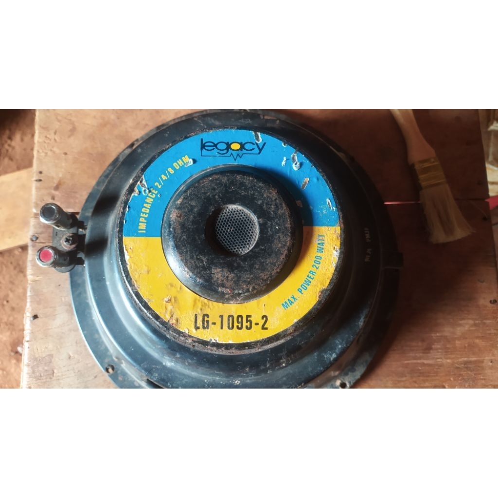 speaker 10 inch legacy modif midel daun pakai fabulus spul besar