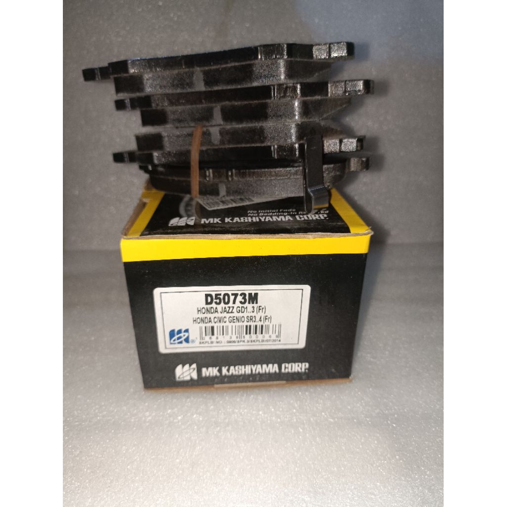 Brake pad / Kampas Rem Depan Jazz MK kuning D-5073M