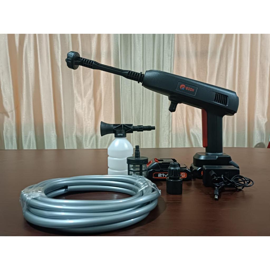 EDON UWP-21A Jet Cleaner Cordless/Gun Jet Cleaning/Jet Washer EDON 2 Baterai 6 Jenis Semprotan (21 V