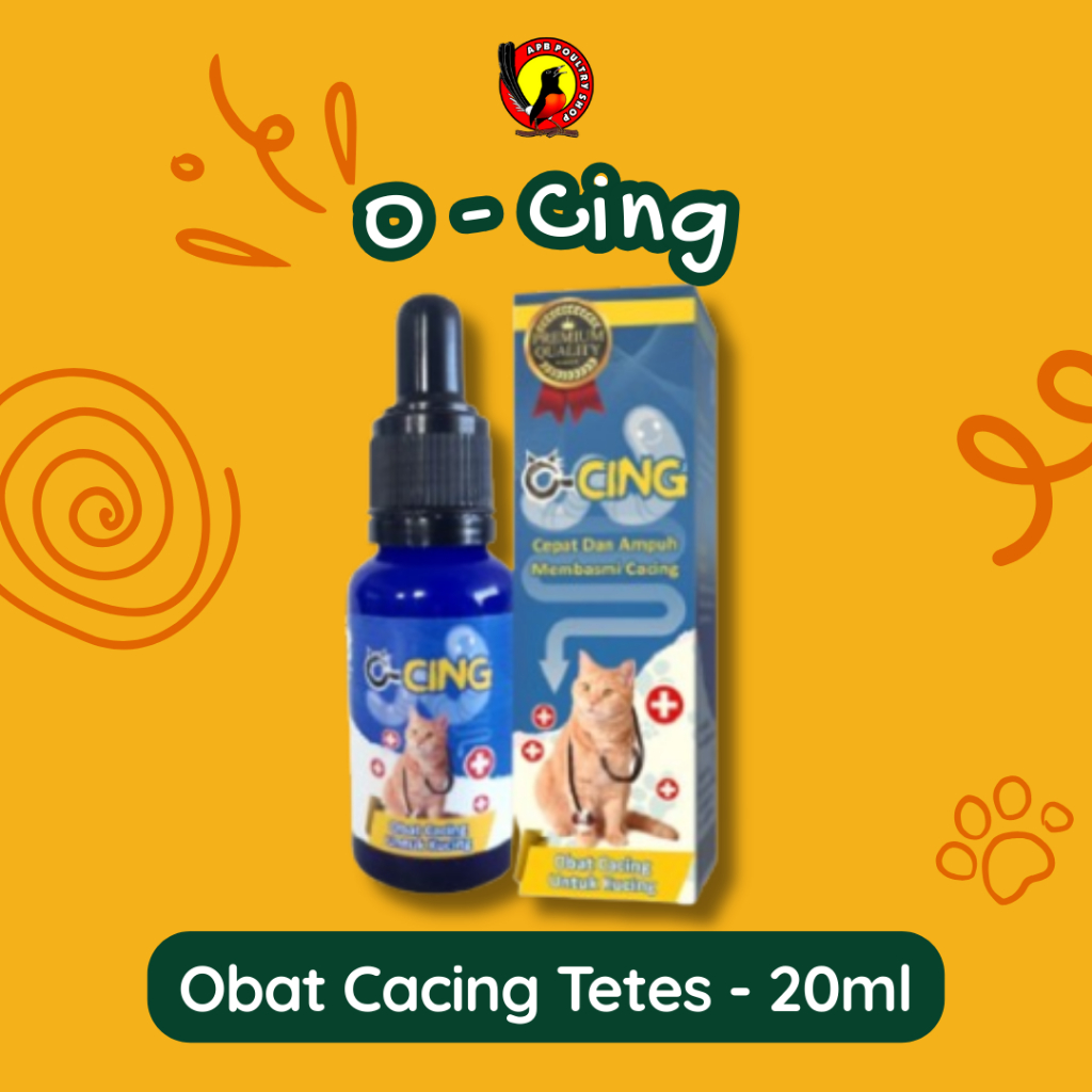 O - Cing Obat Cacing Tetes - 20ml