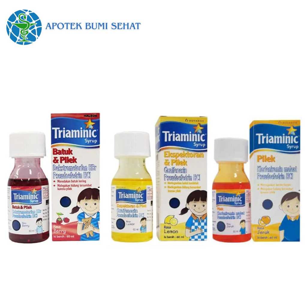 Triaminic Batuk & Pilek // Triaminic Ekspektoran & Pilek // Triaminic Pilek 60 ml