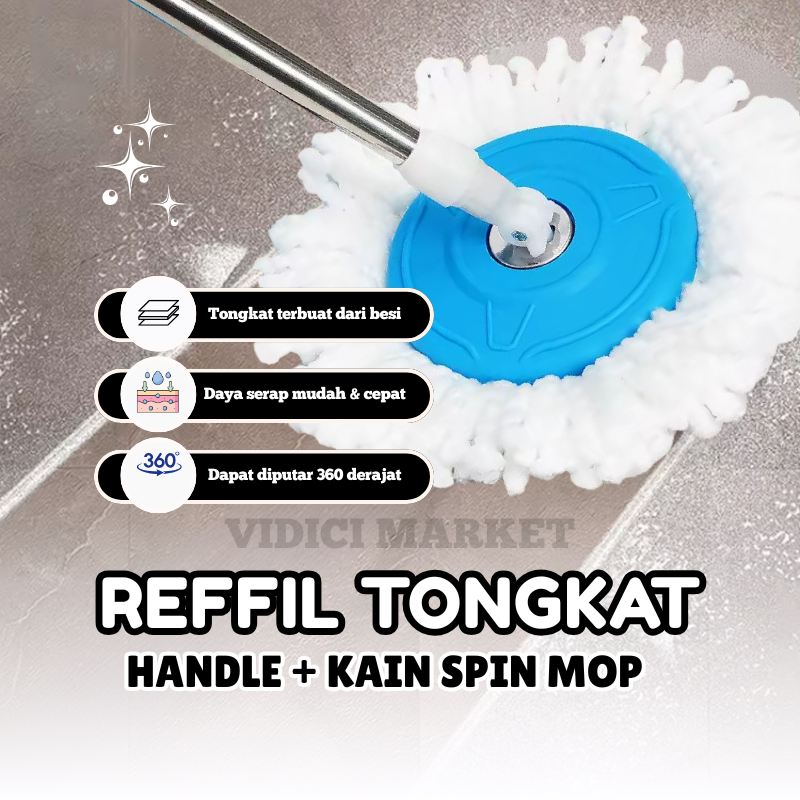 Kain Pel Lantai Ultra MOP Refill MOP/TONGKAT REFFILL HANDLE + KAIN SPIN MOP