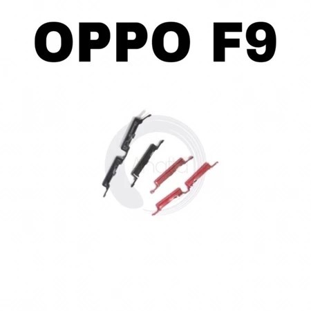 Tombol power on off dan volume luar Oppo F9