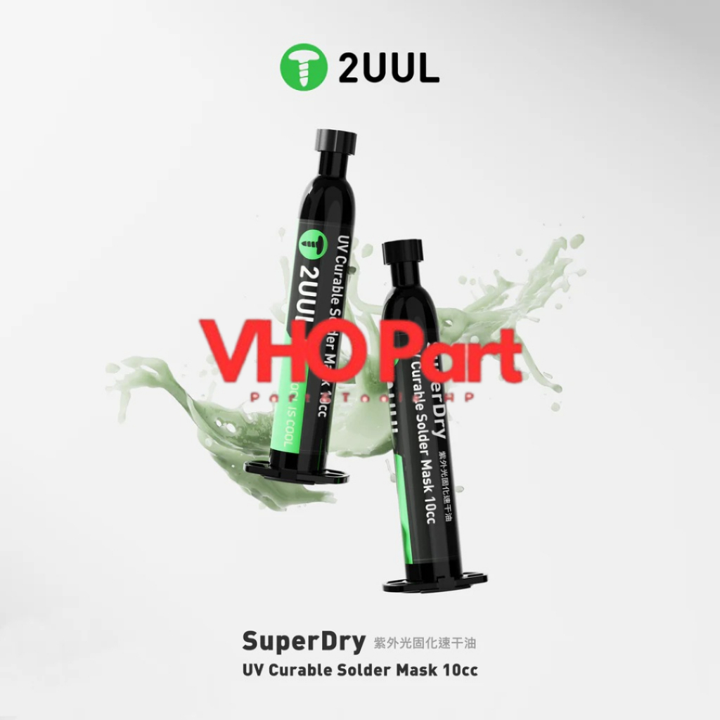 2UUL SC55 UV CURABLE SOLDER MASK 10CC - SOLDER MASK UV SUPER DRY