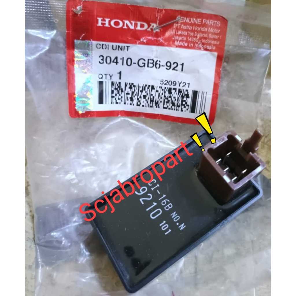 30410 GB6 921... CDI UNIT HONDA Win, Astrea Prima, Astrea 800, dan C800....ORI AHM...LAST ITEM