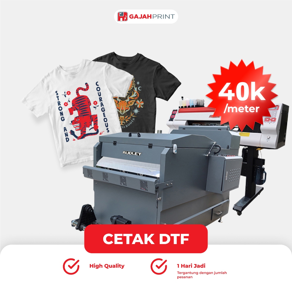 Promo Cetak DTF Meteran Murah / Print DTF Meteran / Sablon Digital