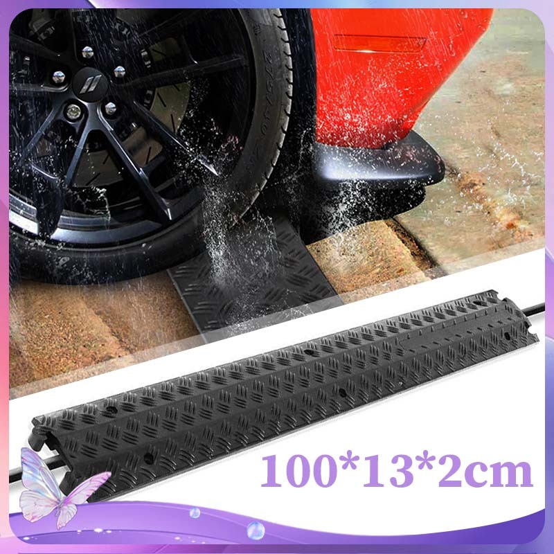 100cm Cable Duct Kabel Ducting Lantai Kabel Duct Hitam Duct Kabel Pvc Kabel Protector Lantai Penutup